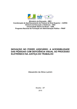 inova&ccedil;&atilde;o no poder judici&aacute;rio - BDM