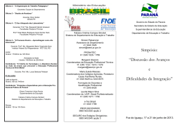 Folder Grupo II - Secretaria de Estado da Educa&ccedil;&atilde;o do Paran&aacute;