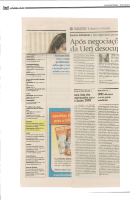02.10.2008 - Educa&ccedil;&atilde;o/ Folha Dirigida