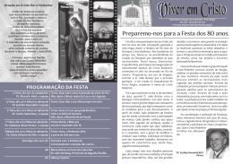 programa&ccedil;&atilde;o da festa