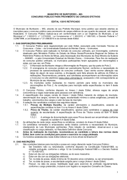 Edital Retificado - Cotec - Universidade Estadual de Montes Claros