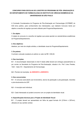 CONCURSO PARA ESCOLHA DO LOGOTIPO DO PROGRAMA DE