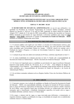 Edital 01/05 - GEA - Abertura - depsec unifap