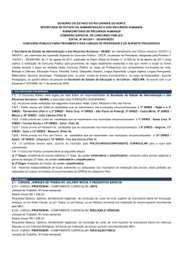 Edital - Funda&ccedil;&atilde;o Cesgranrio