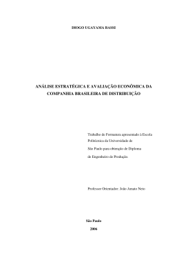 an&aacute;lise estrat&eacute;gica e avalia&ccedil;&atilde;o econ&ocirc;mica da companhia brasileira