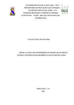 VIVIANE COSTA DE OLIVEIRA PR&Aacute;TICA CL&Iacute;NICA DE