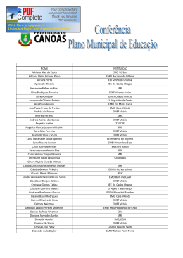 Lista de delegados do PME