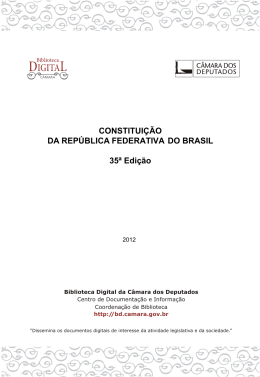 Constituição da República Federativa do brasil