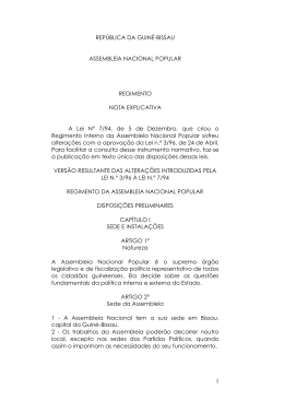 Regimento da Assembleia Nacional Popular