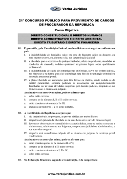 21&deg; CONCURSO P&Uacute;BLICO PARA PROVIMENTO
