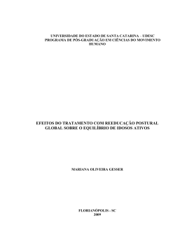 efeitos do tratamento com reeducação postural global
