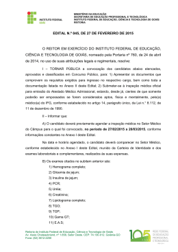 Edital n&ordm; 45