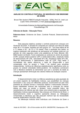 AN&Aacute;LISE DO CONTROLE POSTURAL DE INDIV&Iacute;DUOS