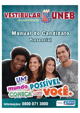 Manual do Candidato