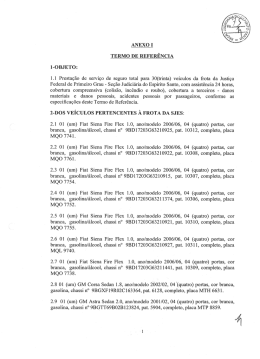 Anexo I - Justi&ccedil;a Federal