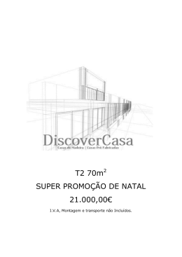 T2 70m2 SUPER PROMOÇÃO DE NATAL 21.000,00€