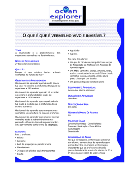O QUE É QUE É VERMELHO VIVO E INVISÍVEL?