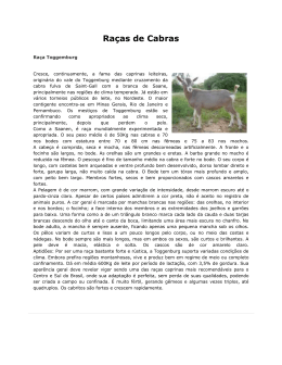 Raças de Cabras - Portal Atividade Rural