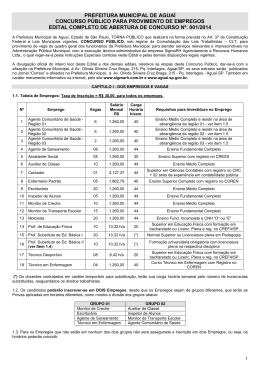 Abertura Edital