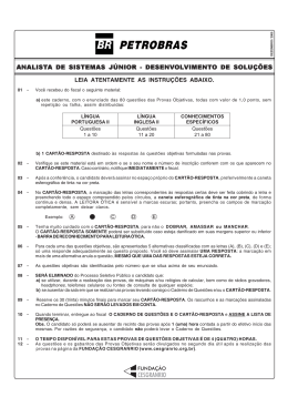 ANALISTA DE SISTEMAS JUNIOR