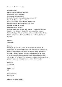 Tribunal de Contas da Uni&atilde;o Dados Materiais: Decis&atilde;o 231/98