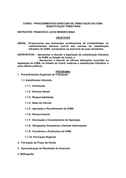 APOSTILA ICMS Substitui&ccedil;&atilde;o Tribut&aacute;ria 3 - CRC-CE