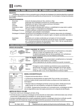Guia para Confec&ccedil;&atilde;o de Embalagens Unitizadas