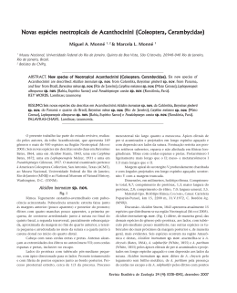 Novas espécies neotr as espécies neotr as espécies neotropicais