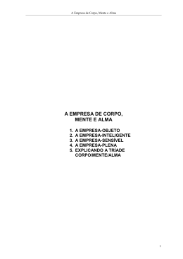 a empresa de mente, corpo e alma
