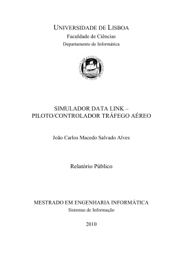SIMULADOR DATA LINK - Reposit&oacute;rio da Universidade de Lisboa
