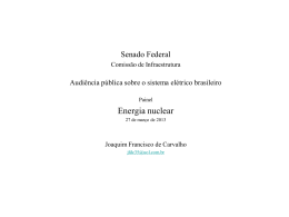 Energia Nuclear - Senado Federal