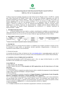 Edital Normativo - Educa&ccedil;&atilde;o F&iacute;sica