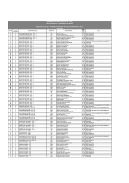 RESULTADO FINAL LISTA DE ESPERA PROUNI 2015/1