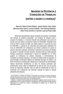 IMAGENS DA DOC&Ecirc;NCIA E CONDI&Ccedil;&Otilde;ES DE