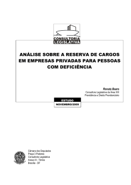 an&aacute;lise sobre a reserva de cargos em empresas privadas para