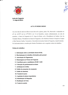 5. Contributo para a candidatura DLBC 14120 7. Atribui&ccedil;&aacute;o de trof&eacute;us