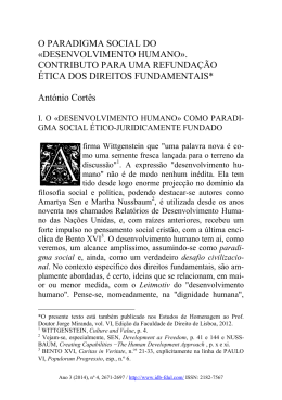 DESENVOLVIMENTO HUMANO&raquo;.