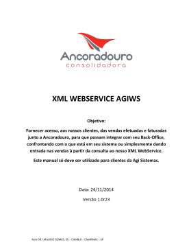 XML WEBSERVICE AGIWS