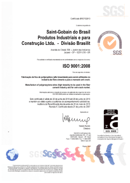 Saint-Gobain do Brasil Produtos Industriais e para Construção Ltda