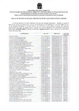 Edital de Notificação 05 - Ibama MS 18-08-2015