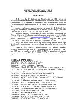 SECRETARIA MUNICIPAL DE FAZENDA