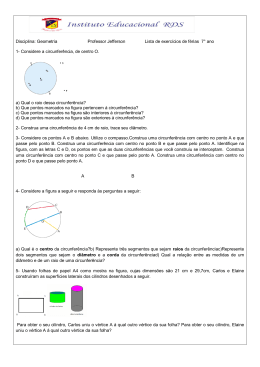 Geometria Professor Jefferson Lista de