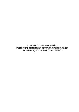 CONTRATO DE CONCESS&Atilde;O PARA EXPLORA&Ccedil;&Atilde;O DE