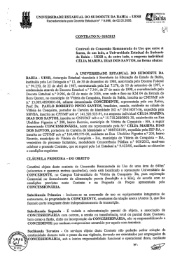 CONTRATO N.° 018/2013 Contratõ de Concessão