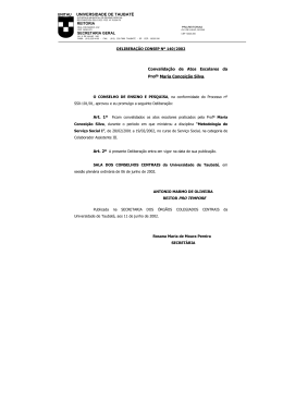DELIBERAÇÃO CONSEP Nº 140/2002 Deliberações