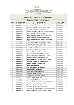 prefeitura municipal de upanema processos de precat&oacute;rios