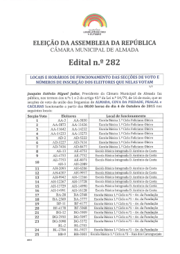 Cidadania - União das Freguesias de Almada, Cova da Piedade