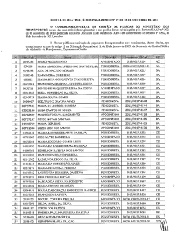 19/2013 - Ministério dos Transportes