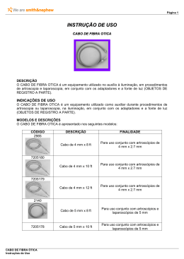 80804050088 - Cabo de Fibra &Oacute;tica - IFU0088