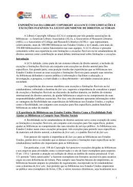 experi&ecirc;ncias da library copyright alliance com